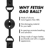Breathable Silicone Ball Gag - Explore Submission Play