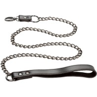 Euphoria Collar with Chain Leash - Elegant BDSM Accessory
