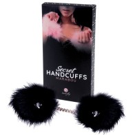 Secret Play Black Feather Handcuffs