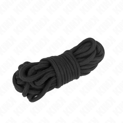 Kink Cotton Rope 5 Meters Black for Bondage Creations