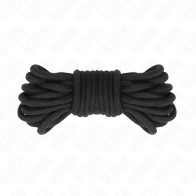 Kink Cotton Rope 5 Meters Black for Bondage Creations