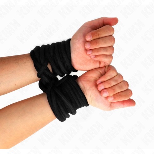 Kink Cotton Rope 5 Meters Black for Bondage Creations