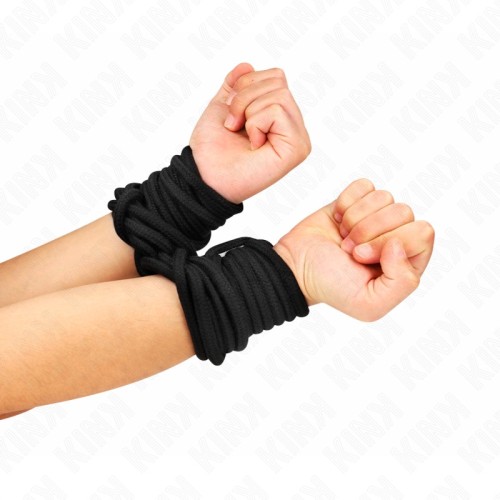 Kink Cotton Rope 5 Meters Black for Bondage Creations