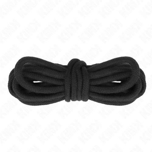 Kink - Cuerda De Algodón 10 Metros Negro - Esenciales de Bondage