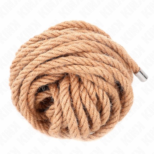 Kink Hemp Rope 10 M with Metal Head
