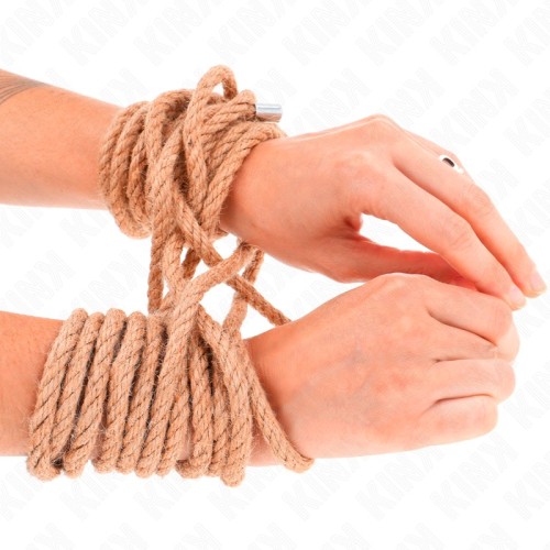 Kink Hemp Rope 10 M with Metal Head