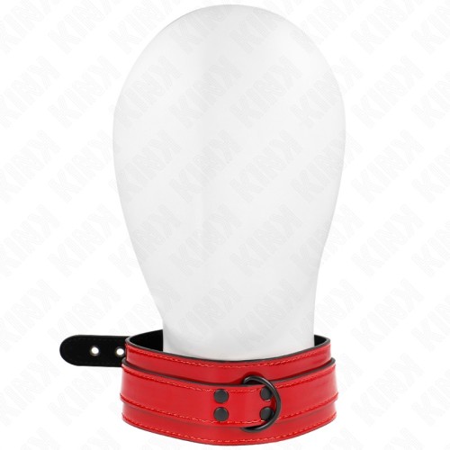 Kink Adjustable Collar Wine Red 37.5-49.5cm x 5cm