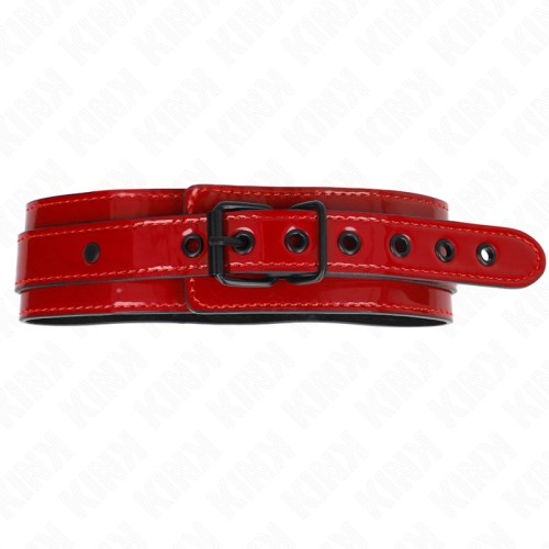 Kink Adjustable Collar Wine Red 37.5-49.5cm x 5cm