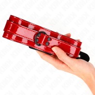 Kink Adjustable Collar Wine Red 37.5-49.5cm x 5cm