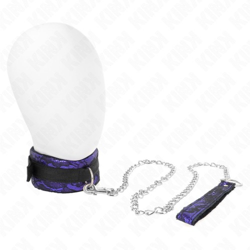 Elegant Kink Velvet Lace Collar