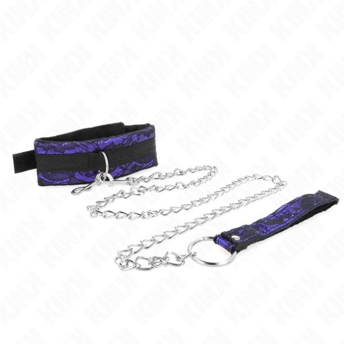 Elegant Kink Velvet Lace Collar