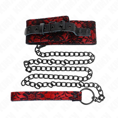 Kink Leather Collar with Leash