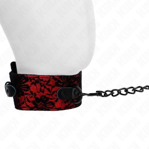 Kink Leather Collar with Leash
