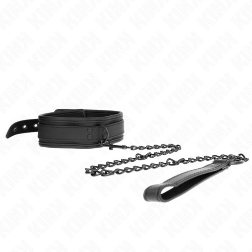 Kink Crotchless Collar with Leash 78 cm
