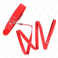 Kink Adjustable Collar with Leash | Control & Elegance