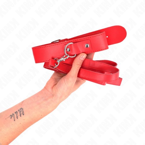 Kink Adjustable Collar with Leash | Control & Elegance