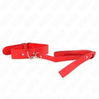 Kink Adjustable Collar with Leash | Control & Elegance