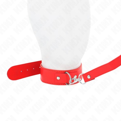 Kink Adjustable Collar with Leash | Control & Elegance