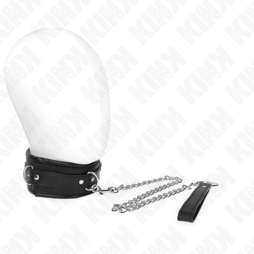 Kink Collar with Adjustable Leash for BDSM Play