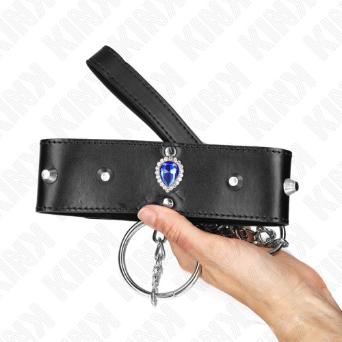 Elegant Kink Collar with Leash