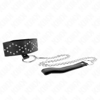 Kink Studded Collar 65 cm Leash - Control and Elegance