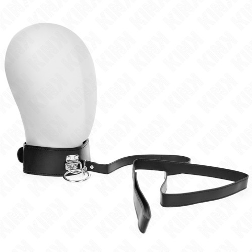Kink Studded Faux Leather Collar - Elegant BDSM Accessory