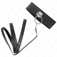 Kink Studded Faux Leather Collar - Elegant BDSM Accessory