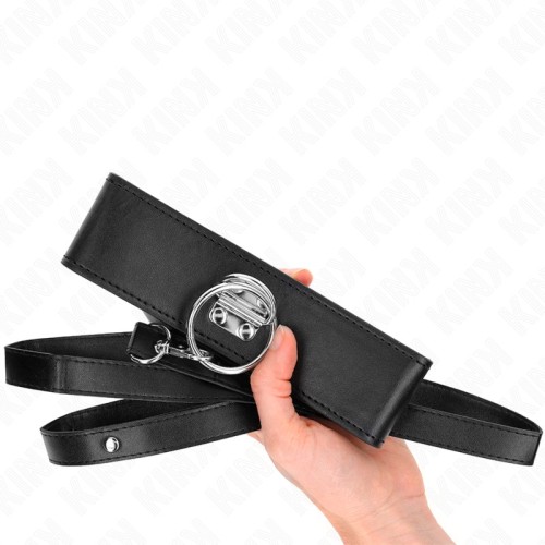 Kink Studded Faux Leather Collar - Elegant BDSM Accessory