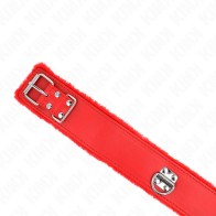 Kink Collar Ajustable Con Correa Roja Para Control Máximo