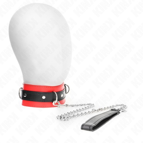 Kink Red Collar and Leash Set