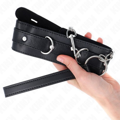 Kink Adjustable Collar with Leash Fun