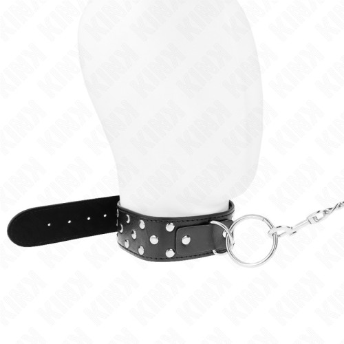 Kink Collar with Leash 65 cm | BDSM Elegance