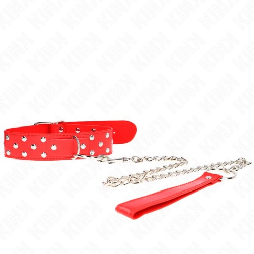 Kink Adjustable Collar with Leash - Elegant BDSM Gear