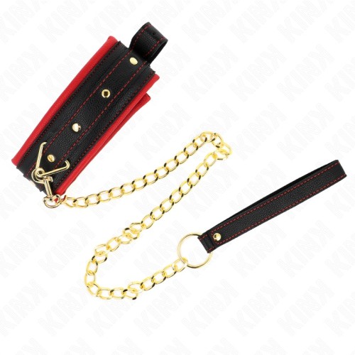 Kink Adjustable Smooth Fabric Collar and Leash