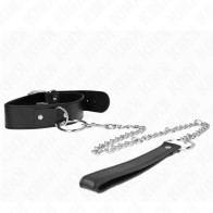 Kink Adjustable Basic Collar with Leash Model 4