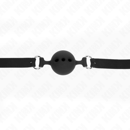 Mordaza Kink con Bola de Silicona 55x2cm - Esencial en BDSM