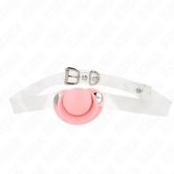 Kink Pacifier Gag - Adjustable Pink