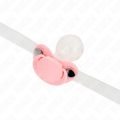 Kink Pacifier Gag - Adjustable Pink