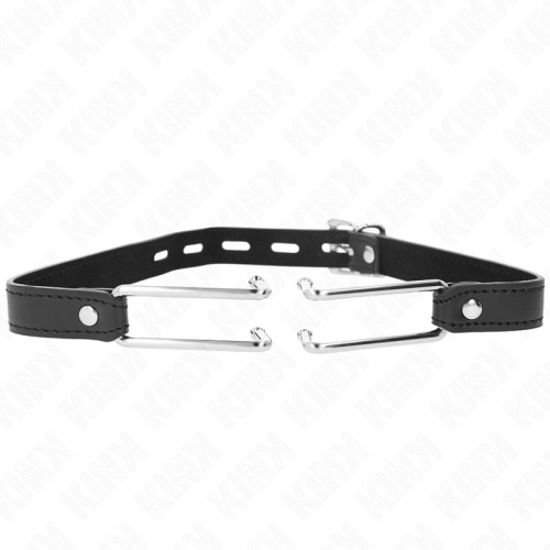 Kink Metal Hook Gag with Adjustable Strap