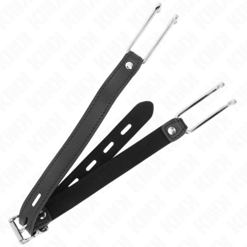 Kink Metal Hook Gag with Adjustable Strap