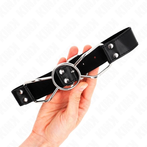 Kink Red Bone Shaped Gag - Playful BDSM Accessory