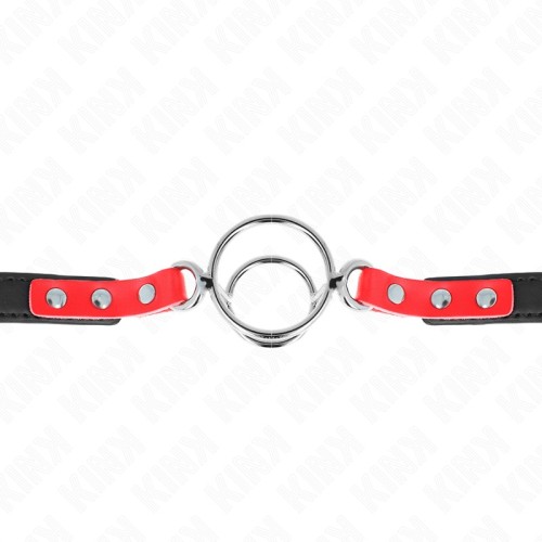 Kink Adjustable Red Collar with Leash