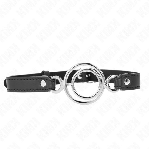 Kink Gag with Multi-Rings Black - BDSM Toys