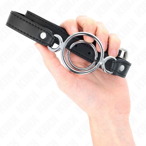 Kink Gag with Multi-Rings Black - BDSM Toys