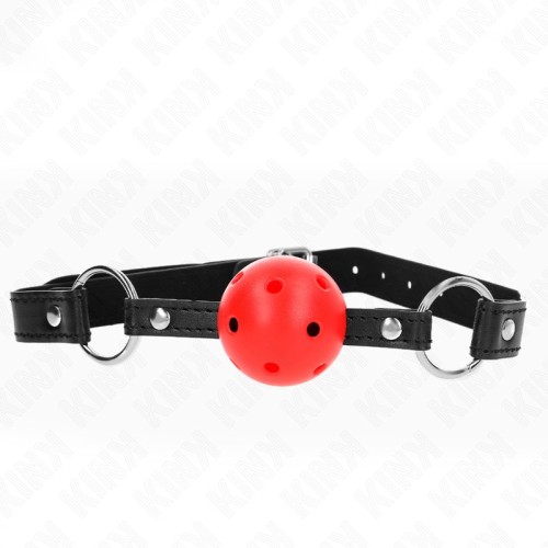 Kink Hollow Ball Gag Red