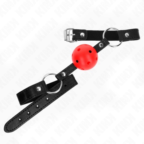 Kink Hollow Ball Gag Red