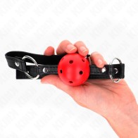 Kink Hollow Ball Gag Red