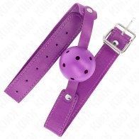 Mordaza de Bola Morada KINK para Juegos BDSM