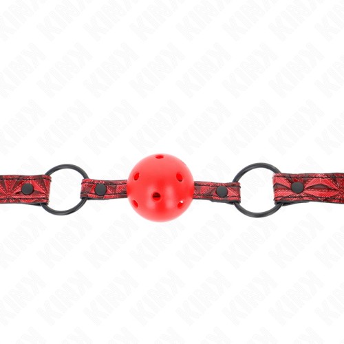 Kink Diamond Pattern Ball Gag for BDSM Play