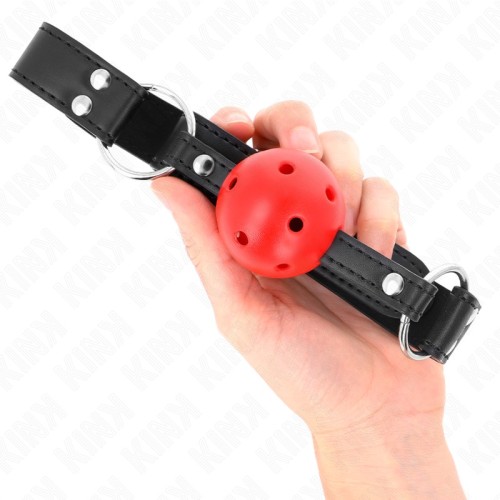 Kink Breathable Ball Gag - Enhanced BDSM Experience